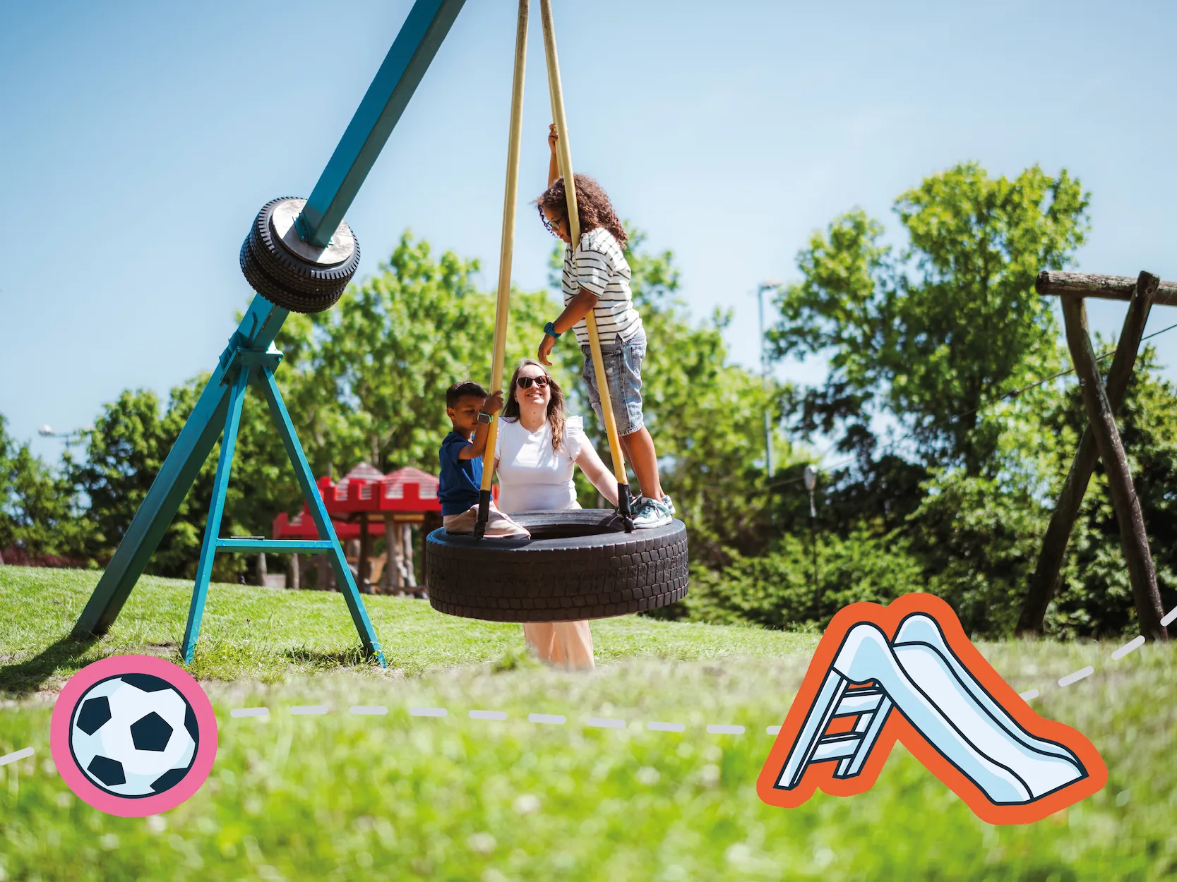 Buitenspelen met buitenspeelgoed