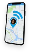 iPhone X met One2track app