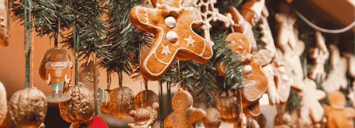 Kerstkraampje met peperkoekman