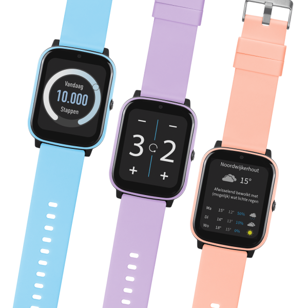Connect_NEXT_overzicht_kleuren_functies_GPS_telefoon_horloge_voor_kinderen_met_videobellen