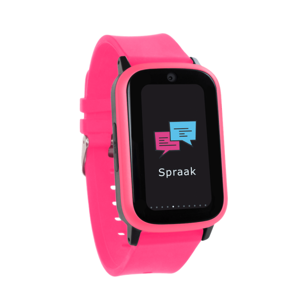 Connect_Up_GPS_telefoonhorloge_kinderen_one2track_roze_spraakberichten