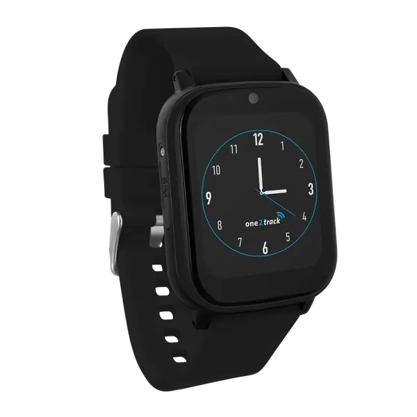 one2track-connect-next-gps-belhorloge-kind-zwart-display-zijkant-rechts