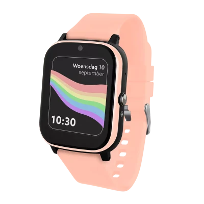Next Watch - ConnectNext-peach-zijknop-bgtransparant